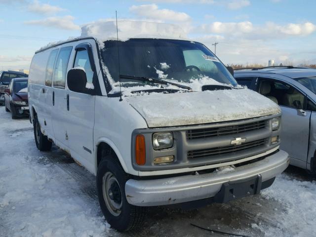 1GCHG39R221204152 - 2002 CHEVROLET EXPRESS G3 WHITE photo 1