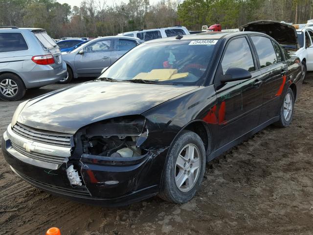 1G1ZT54834F176483 - 2004 CHEVROLET MALIBU LS BLACK photo 2