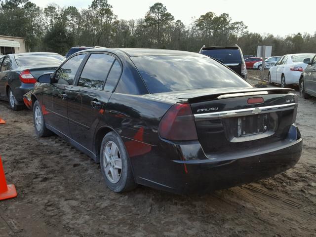 1G1ZT54834F176483 - 2004 CHEVROLET MALIBU LS BLACK photo 3