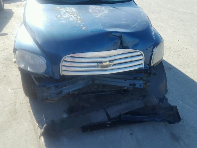 3GNCA13BX9S641683 - 2009 CHEVROLET HHR LS BLUE photo 9