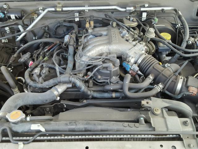 1N6ED26TX4C470514 - 2004 NISSAN FRONTIER K BROWN photo 7