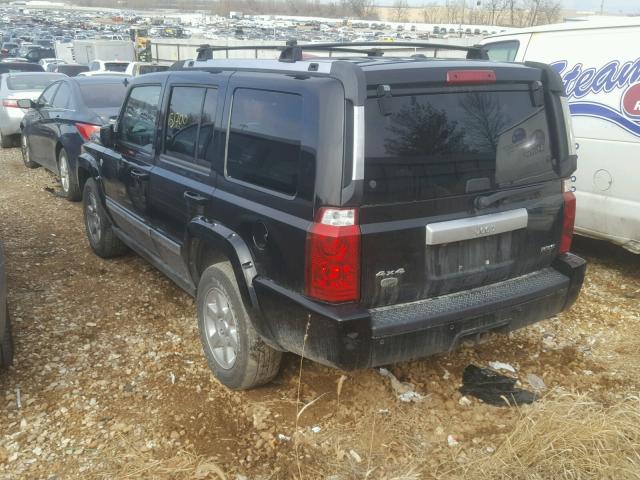 1J8HG68217C658855 - 2007 JEEP COMMANDER შავი ფოტო 3