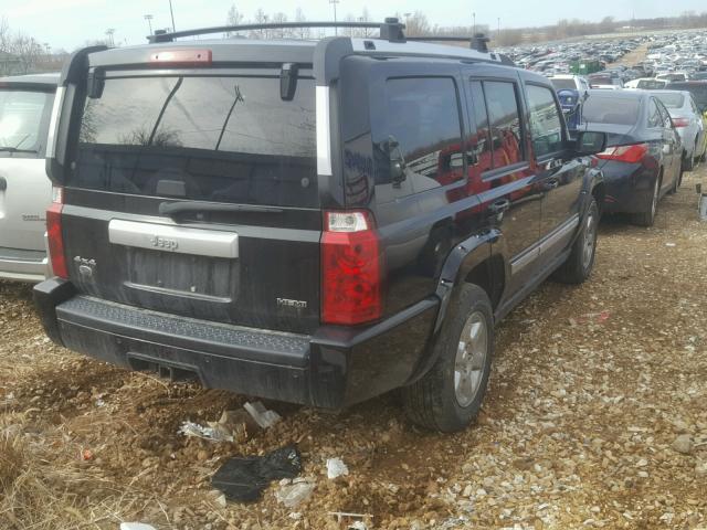 1J8HG68217C658855 - 2007 JEEP COMMANDER შავი ფოტო 4