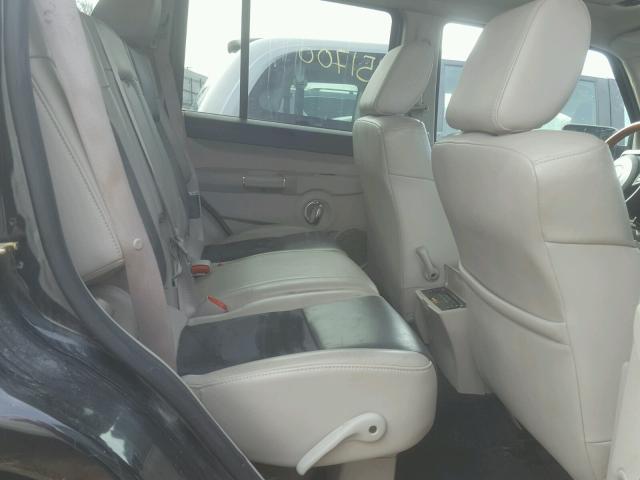 1J8HG68217C658855 - 2007 JEEP COMMANDER შავი ფოტო 6