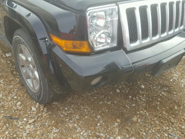 1J8HG68217C658855 - 2007 JEEP COMMANDER შავი ფოტო 9