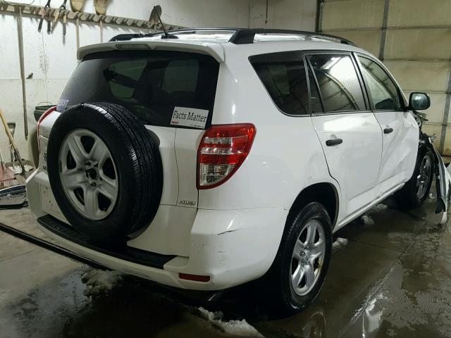 JTMBF4DV8BD040438 - 2011 TOYOTA RAV4 WHITE photo 4