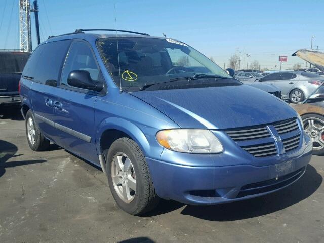 1D4GP45R07B239011 - 2007 DODGE CARAVAN SX BLUE photo 1