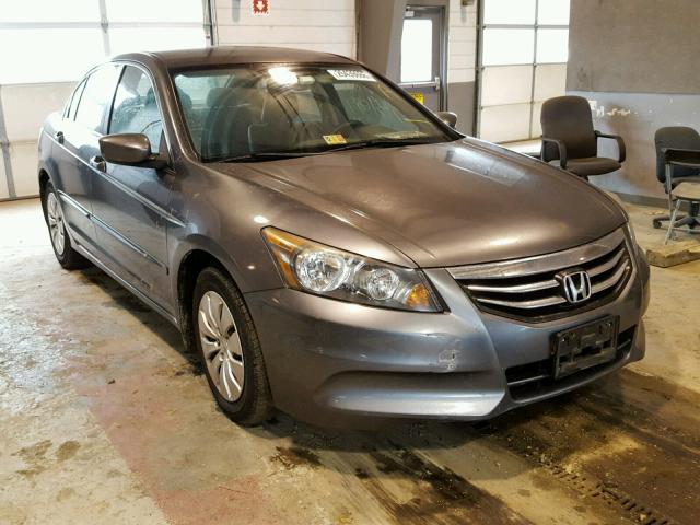 1HGCP2F34BA045284 - 2011 HONDA ACCORD LX GRAY photo 1