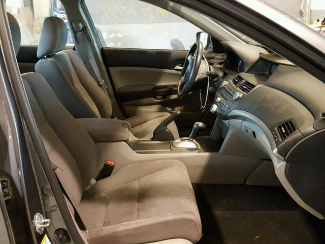 1HGCP2F34BA045284 - 2011 HONDA ACCORD LX GRAY photo 5