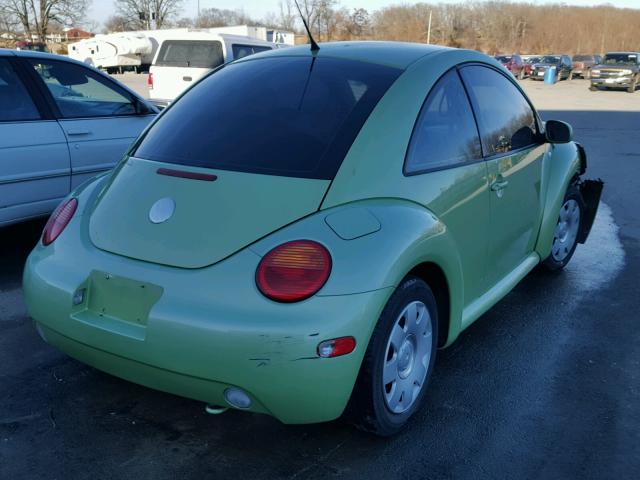 3VWBK21C83M423964 - 2003 VOLKSWAGEN NEW BEETLE GREEN photo 4