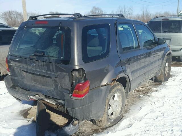 1FMYU02183KA10129 - 2003 FORD ESCAPE XLS GRAY photo 4