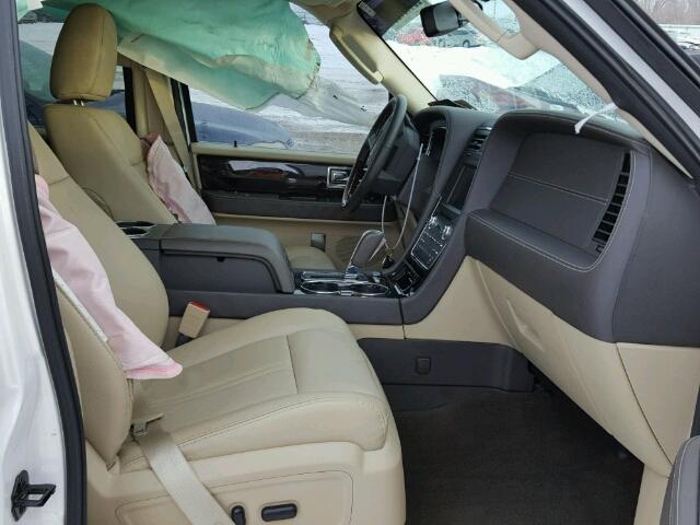 5LMJJ3KT2GEL03734 - 2016 LINCOLN NAVIGATOR WHITE photo 5