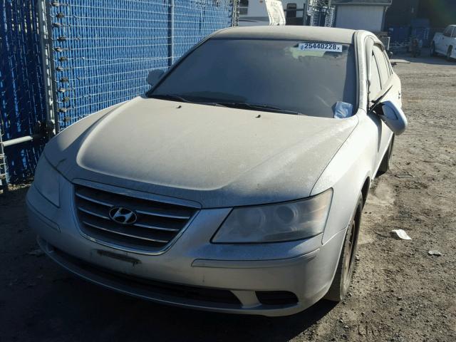 5NPET46C79H533288 - 2009 HYUNDAI SONATA GLS WHITE photo 2