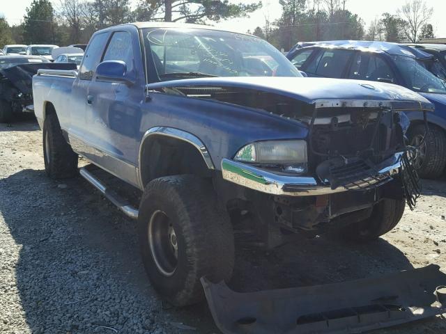 1B7GG23X2VS133594 - 1997 DODGE DAKOTA BLUE photo 1