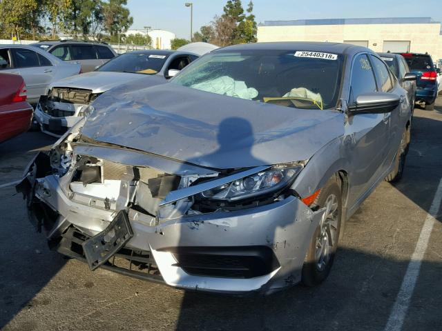 2HGFC2F79GH549835 - 2016 HONDA CIVIC EX SILVER photo 2