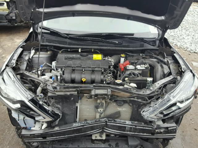 3N1AB7AP8GY289697 - 2016 NISSAN SENTRA S BLACK photo 7