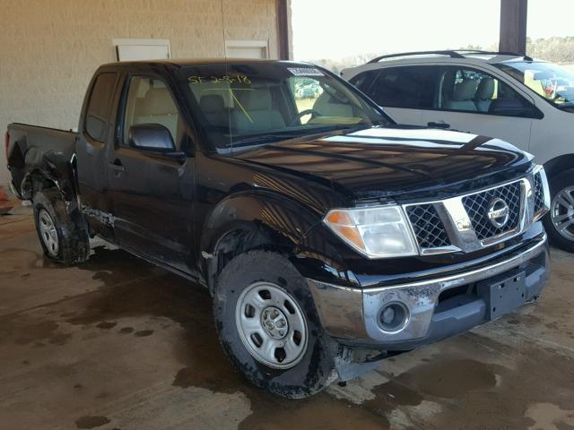 1N6BD06T28C417822 - 2008 NISSAN FRONTIER K BLACK photo 1