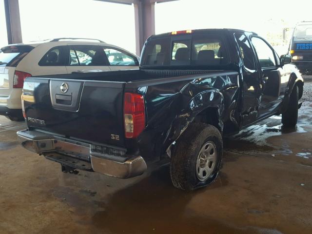 1N6BD06T28C417822 - 2008 NISSAN FRONTIER K BLACK photo 4