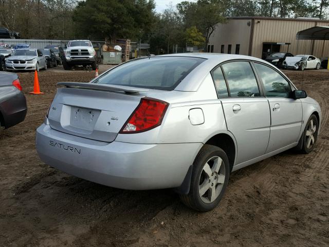 1G8AL55B57Z100243 - 2007 SATURN ION LEVEL SILVER photo 4