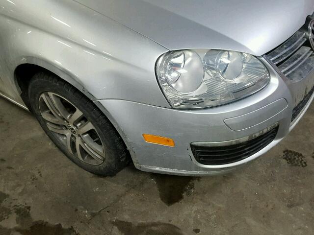 3VWDF71K46M601035 - 2006 VOLKSWAGEN JETTA 2.5L SILVER photo 9