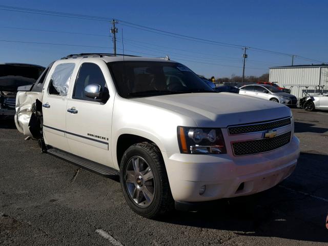 3GNFK32009G279615 - 2009 CHEVROLET AVALANCHE WHITE photo 1