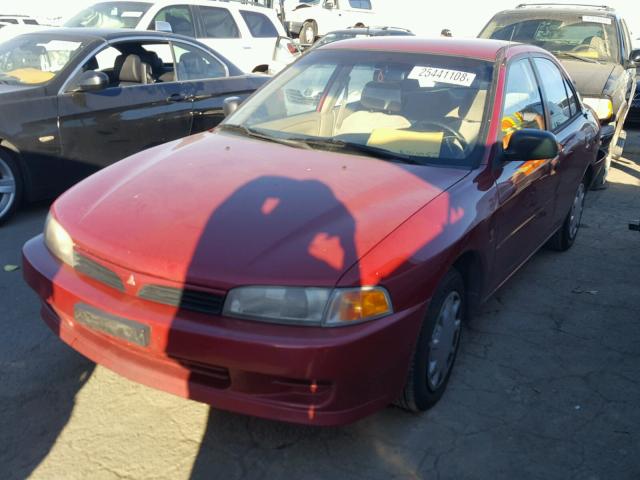 JA3AY26C21U039272 - 2001 MITSUBISHI MIRAGE ES RED photo 2