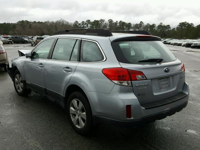 4S4BRBAC9C3279966 - 2012 SUBARU OUTBACK 2. SILVER photo 3