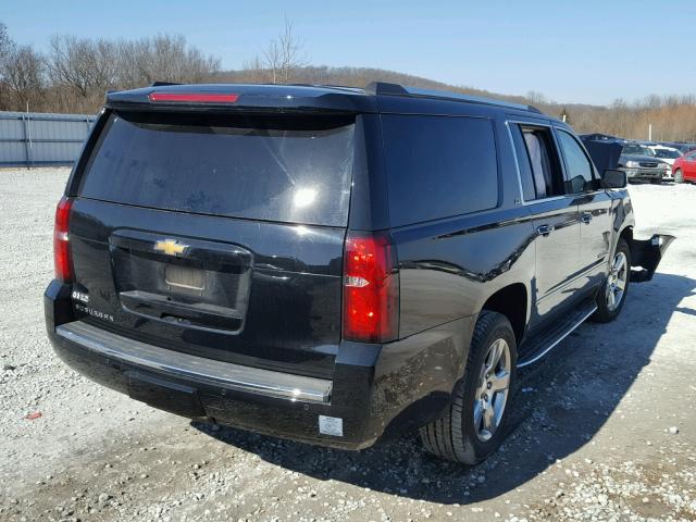 1GNSKJKC6GR296347 - 2016 CHEVROLET SUBURBAN K BLACK photo 4