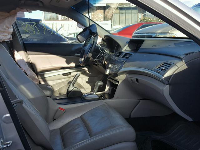 1HGCP36858A071130 - 2008 HONDA ACCORD EXL SILVER photo 5