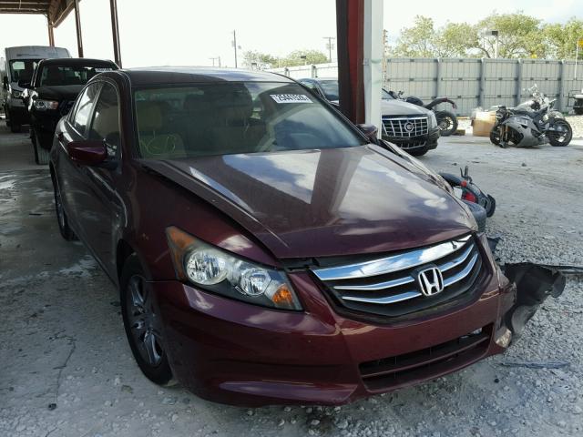 1HGCP2F48CA042530 - 2012 HONDA ACCORD LXP BURGUNDY photo 1