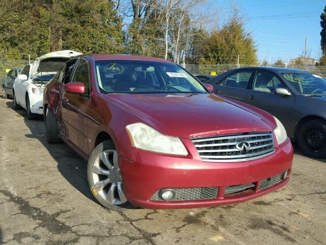 JNKAY01F77M455123 - 2007 INFINITI M35 BASE BURGUNDY photo 1