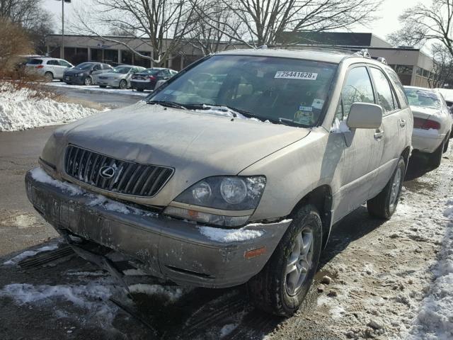 JT6GF10U4Y0058833 - 2000 LEXUS RX 300 TAN photo 2