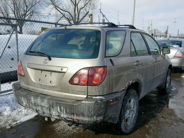 JT6GF10U4Y0058833 - 2000 LEXUS RX 300 TAN photo 4