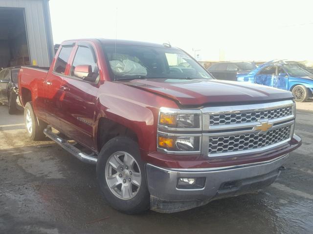 1GCVKREC6FZ312691 - 2015 CHEVROLET SILVERADO MAROON photo 1