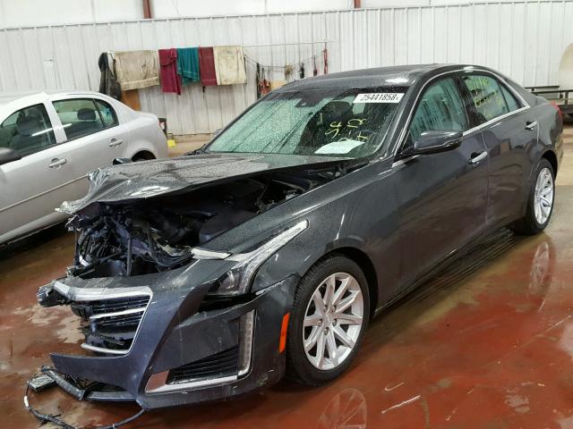 1G6AX5S35F0125432 - 2015 CADILLAC CTS LUXURY GRAY photo 2