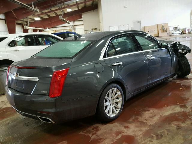 1G6AX5S35F0125432 - 2015 CADILLAC CTS LUXURY GRAY photo 4