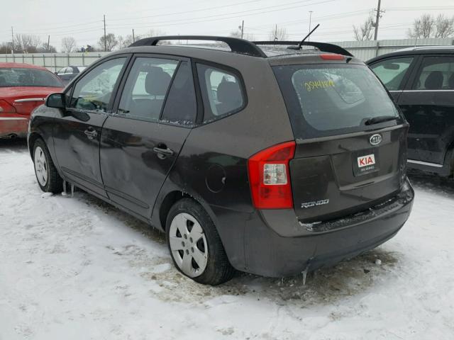 KNAFG528097229625 - 2009 KIA RONDO BASE BROWN photo 3