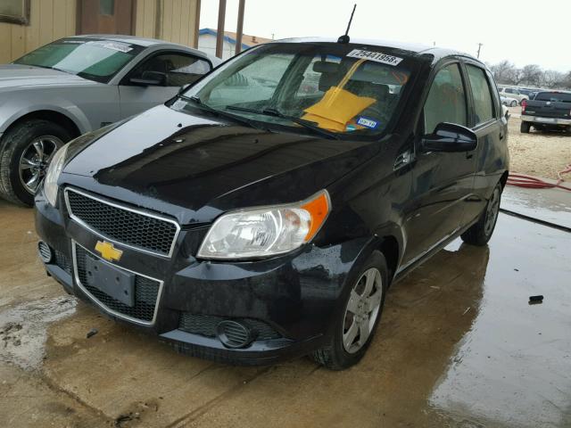 KL1TD6DE7BB137347 - 2011 CHEVROLET AVEO LS 黑色 照片 2