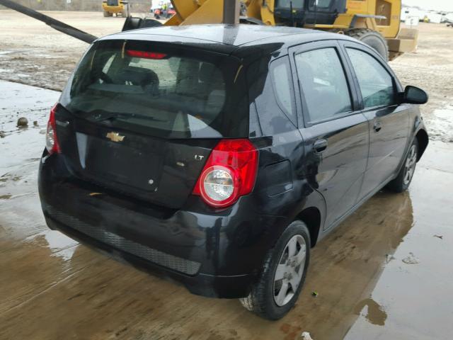 KL1TD6DE7BB137347 - 2011 CHEVROLET AVEO LS 黑色 照片 4
