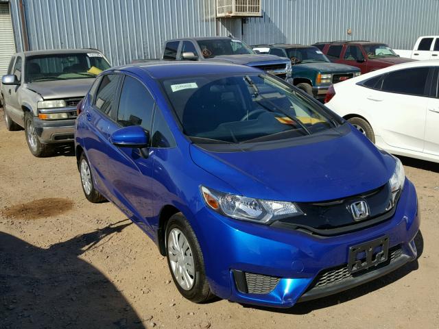 3HGGK5H54HM705156 - 2017 HONDA FIT LX BLUE photo 1