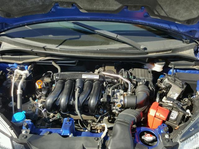 3HGGK5H54HM705156 - 2017 HONDA FIT LX أزرق صورة 7