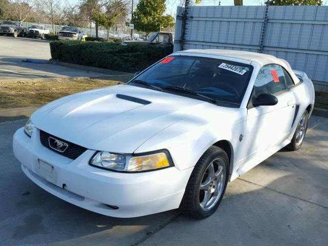 1FAFP45X2XF136484 - 1999 FORD MUSTANG GT WHITE photo 2