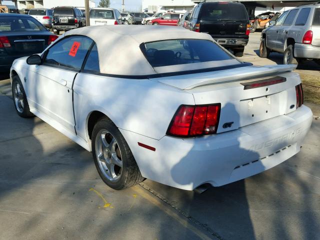 1FAFP45X2XF136484 - 1999 FORD MUSTANG GT WHITE photo 3