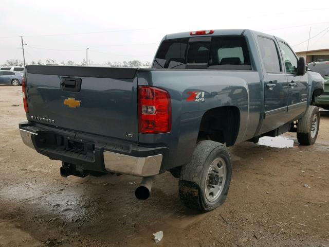 1GC1KYE84EF172256 - 2014 CHEVROLET SILVERADO TEAL photo 4