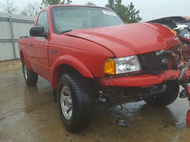 1FTYR10U41PB74048 - 2001 FORD RANGER RED photo 1