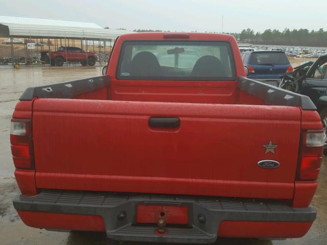 1FTYR10U41PB74048 - 2001 FORD RANGER RED photo 6