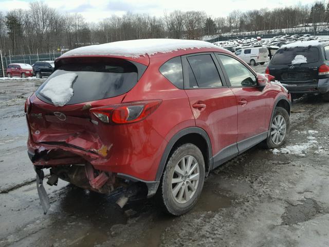 JM3KE4CY8F0481053 - 2015 MAZDA CX-5 TOURI RED photo 4