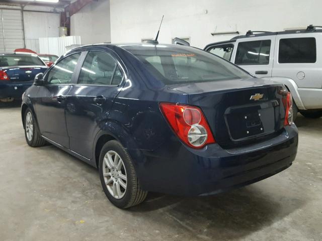 1G1JA5SH1F4169276 - 2015 CHEVROLET SONIC LS BLUE photo 3