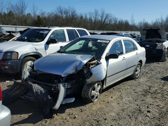 JTDBR32E760070502 - 2006 TOYOTA COROLLA CE SILVER photo 2