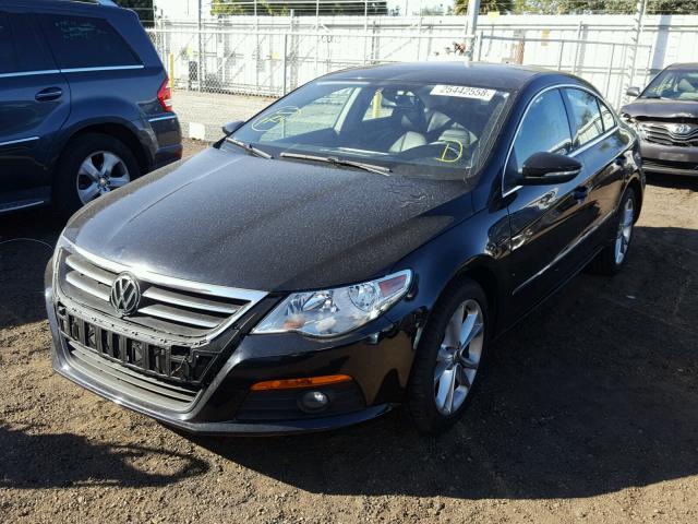 WVWHP9AN8AE557126 - 2010 VOLKSWAGEN CC LUXURY BLACK photo 2